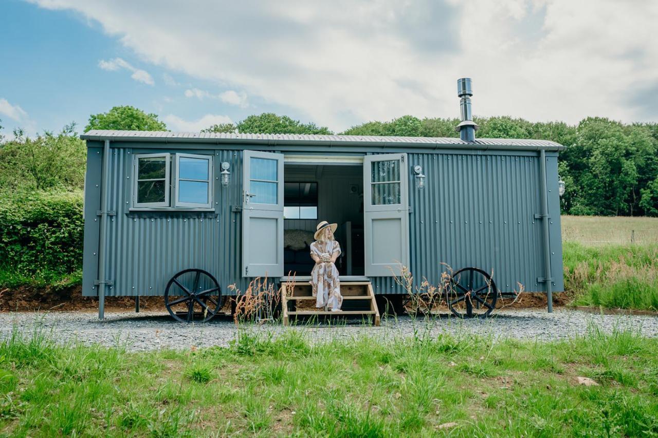 Blatchford Briar - Award Winning Private Shephards Huts With Their Own Secluded Hot Tubs Milton Abbot Екстериор снимка